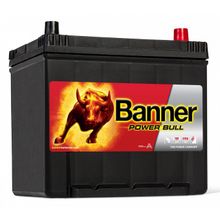 Аккумулятор автомобильный BANNER Power Bull P60 62 6СТ-60 обр. (75D23L) 232x173x225