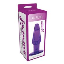 Toyz4lovers Фиолетовый анальный плаг большого размера JAMMY JELLY ANAL XL PLUG VIOLET - 14 см. (фиолетовый)