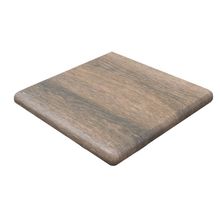 Клинкерная плитка ступень угловая левая Exagres Forest Cartabon Forest Moka L 33х33