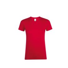 Футболка женская 150, красный - S