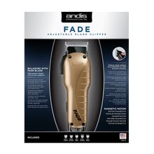 Машинка для стрижки волос вибрационная Andis US-1 Fade Adjustable Metallic Gold
