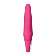 Ярко-розовый вибратор  Satisfyer Mr. Rabbit с клиторальным отростком - 22,1 см. (118502)