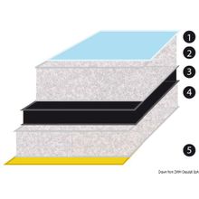 Osculati Sound-deadening fiberglass panel 100x75mm 28mm, 65.100.75