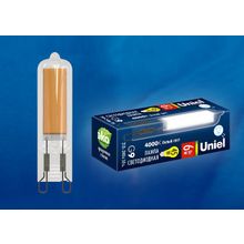 Uniel Лампа светодиодная Uniel LED-JCD G9 6Вт 4000K LED-JCD-6W 4000K G9 CL GLZ08TR картон ID - 424610