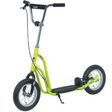 Самокат NOVATRACK Stamp №1 2020 (12" надув, Vbr зад, без крыльев, 100кг)(12STAMPN1.LM20, лимонный, 140965)