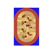 Люберецкий ковер Супер акварель 98510-75-овал, 3 x 4.5