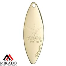 Блесна вращающаяся Mikado STREAM № 1 золото   00