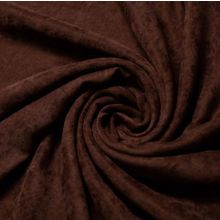 Портьерная ткань Супер Софт Шоколадно-коричневый