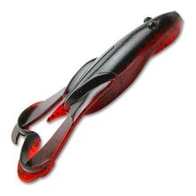 Приманка силиконовая Noisy Flapper 3.5", #467 Black Red Belly Keitech