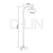 Душевая стойка со смесителем D-Lin D10A19 хром