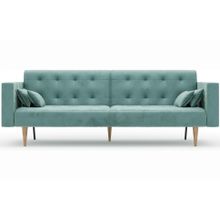 Алмаз. Любимый дом Нейт Диван трёхместный (Зелёный, ткань PHUKET 1031)