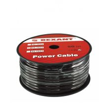 Кабель силовой "Power Cable" 1х10мм2, черный, 50м, d=7,5мм, REXANT