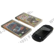 SONY [PSP-E1008CB Charcoal Black+Тачки2,Little Big Planet] PlayStation Portable Street