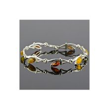 Бусики-Колечки Браслет Янтарь "Медея" арт.ЯК-1536