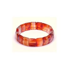 Бусики-Колечки Браслет Сердолик "Энигма" арт. бНСР-15(15-12)-18-2