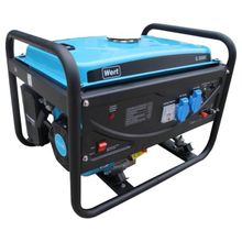Электростанция WERT G 3000 C, Генератор бен(4-х такт),2.5кВт6.5л.с.196см3,тбак-15л,1.08лч,44кг,ручной старт