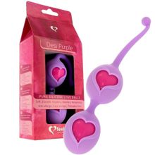 Feelztoys Фиолетовые вагинальные шарики Desi Love Balls