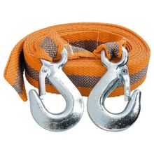 Трос буксировочный 2,5 тонны, 2 крюка, пакет STELS