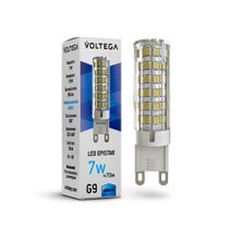 Voltega Лампа светодиодная Voltega G9 7W 4000К прозрачная VG9-K1G9cold7W 7037 ID - 234523