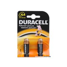 Батарейки DURACELL  LR6-2BL BASIC (40 120 10200)  Блистер 2 шт  (AA)