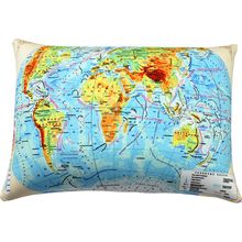 Подушка Карта мира антистресс