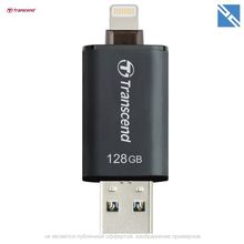 Флешка Transcend  128GB JetDrive Go 300 Flash Drive iBridge черный  TS128GJDG300K