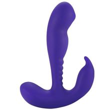 Howells Фиолетовый стимулятор простаты Anal Vibrating Prostate Stimulator with Rolling Ball - 13,3 см. (фиолетовый)