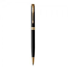 Шариковая ручка Parker Sonnet Core Slim - LaqBlack GT, M, BL