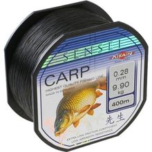 Леска мононить Mikado SENSEI CARP 0,26 (400 м) - 8.90 кг.