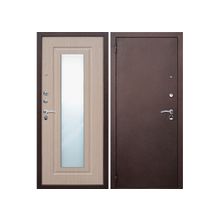 Дверь металлическая "Царское зеркало Беленый дуб"  Йошкар 