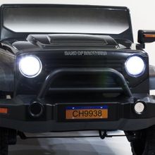 Детский электромобиль Jeep Hunter Black с полным приводом - CH9938