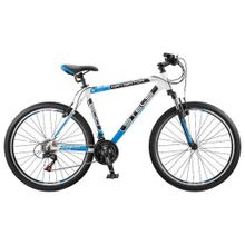 Велосипед STELS Navigator 600 V 26 V030 (2018) 18" Белый-чёрный-синий LU071297