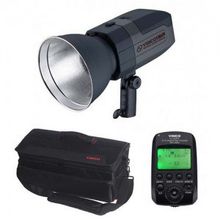 Студийная вспышка с аккумуляторной батареей Visico 5 TTL Kit Bag с передатчиком Visico VC-818TX для Canon