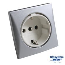 Batsystem Розетка сетевая Batsystem B5919MS 230 В матово-серая