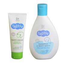 Bebble крем под подгузник и шампунь для волос и тела 200 мл