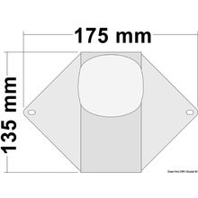 Osculati Utility navigation and deck light 35 W halogen, 13.243.86