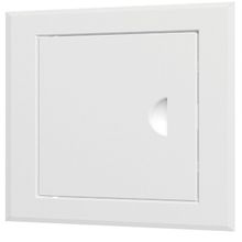 ЛТ3030Мп э,Люк-дверца ревизионная с фланцем и ручкой,стальная с покрытием полимер.эмаль