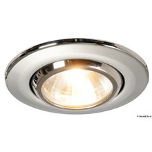 Osculati Merope halogen spotlight AISI316 mirror-polished, 13.436.01