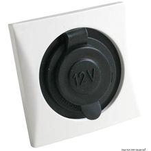 Osculati Watertight lighter power socket, white, 14.491.01