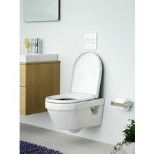 Безободковый подвесной унитаз Gustavsberg Hygienic Flush WWS 5G84HR01 сиденье с микролифтом