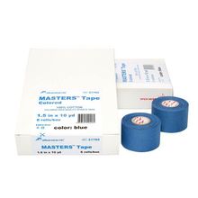 Pharmacels Спортивный тейп синий. 6 рулонов. 3,8см х 9,1 м MASTERS Tape Colored Pharmacels