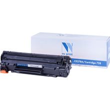 Картридж NVP совместимый HP CE278A Canon 728 для LaserJet Pro P1566 M1536dnf P1606dn Canon MF4580 45