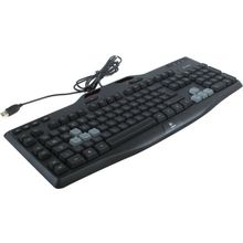 Клавиатура Logitech Gaming G105    USB   105КЛ+12КЛ М   Мед, подсветка клавиш    920-003457   5056