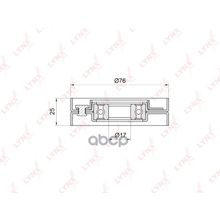 Ролик Обводной Навесного Оборудования Audi A4 2.5d 97-04   A6 2.5d 97-05   A8 2.5d 97-02, Skoda Superb 2.5d 01-08, Vw Passat 2.5d 98-05, Volvo 960 Ii 2.5-2.9 94-96   S70 2.4 96-99 LYNXauto арт. PB5001