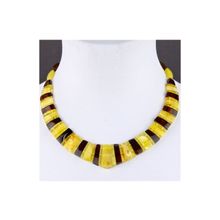 Бусики-Колечки Колье Янтарь "Тутанхамон" арт. НЯН-п684