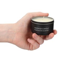 Shots Media BV Массажная свеча с феромонами Massage Candle Pheromone Scented (черный)