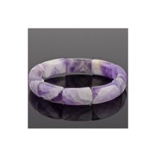 Бусики-Колечки Браслет Аметист "Энигма" арт. бНАМ-15(12-22)-18-1