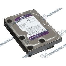 Жесткий диск 3000ГБ Western Digital "Purple WD30PURZ", 5400об. мин., 64МБ (SATA III) (oem) [140337]