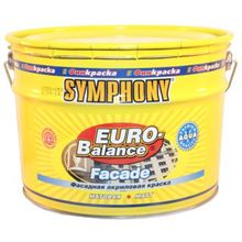 SYMPHONY Краска фасадная в э евро-баланс фасад аква LAP 10 9л