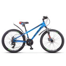 Подростковый горный (MTB) велосипед STELS Navigator 400 MD 24 F010 синий красный 12" рама